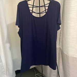 $16 Torrid brand, navy blue dressy T-shirt Style shirt